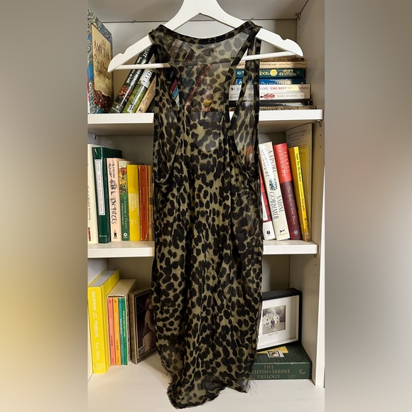 Isabel Marant Etoile Animal Print Layering Tank.  Sz S - Picture 5 of 6